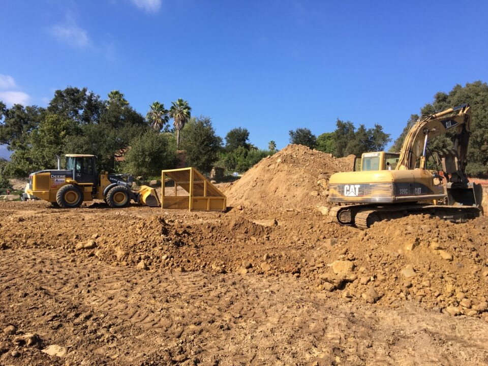 Heavy construction machinery