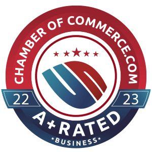 Chamber of Commerce A+ Rated Business 2023